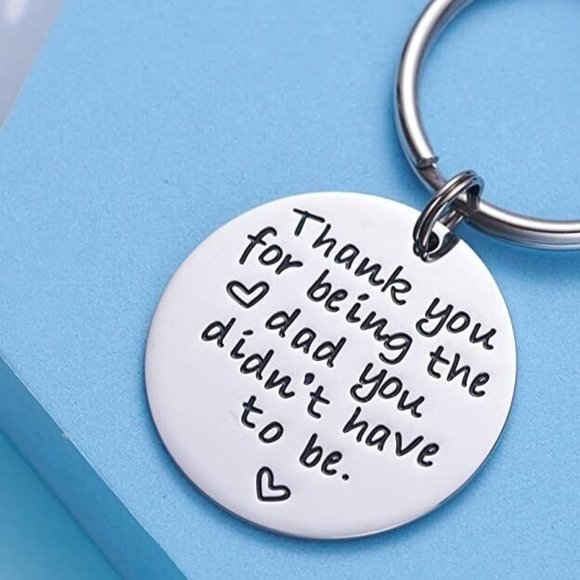 Stepfather of the Bride Wedding Bridal Dad-Daughter Love Keychain Gift B… - Picture 5 of 5
